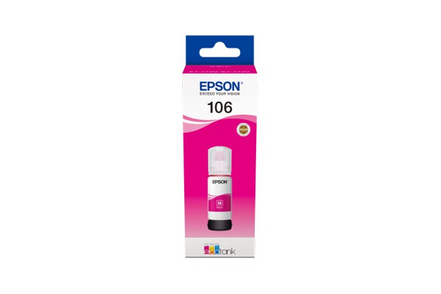 Epson 106 Ecotank Magenta Ink Bottle - T00R3