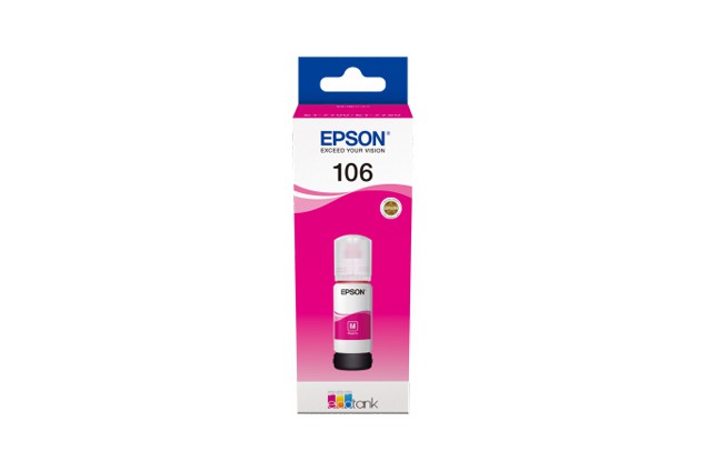 Epson 106 Ecotank Magenta Ink Bottle - T00R3