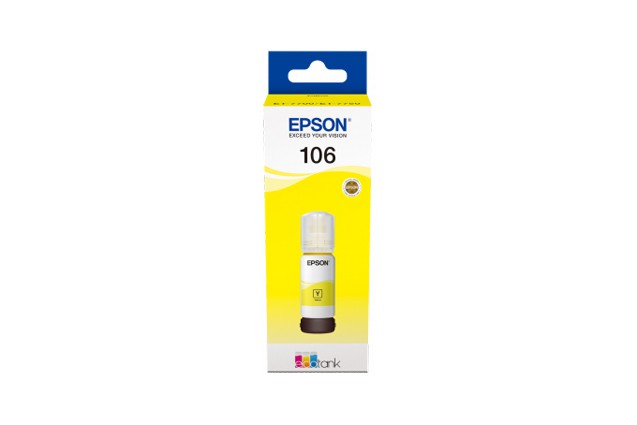 Epson 106 Ecotank Yellow Ink Bottle - T00R4