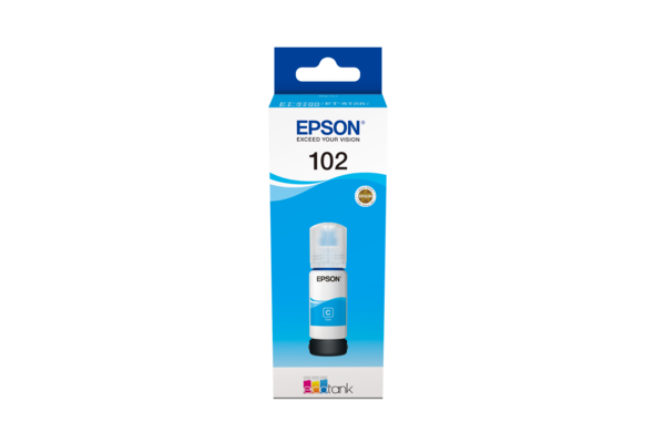 Epson 102 Ecotank Cyan Ink Bottle - T03R2