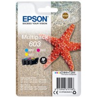 3 Color Epson 603 Ink Cartridge - T03U540