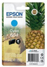 Cyan Epson 604 Ink Cartridge - T10G240 Pineapple