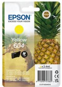 Yellow Epson 604 Ink Cartridge - T10G440 Pineapple