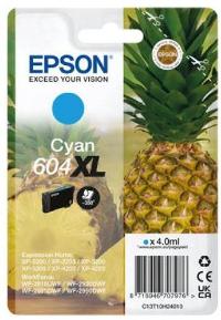 High Capacity Cyan Epson 604XL Ink Cartridge - T10H240 Pineapple