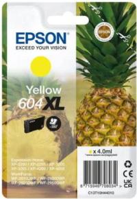 High Capacity Yellow Epson 604XL Ink Cartridge - T10H440 Pineapple