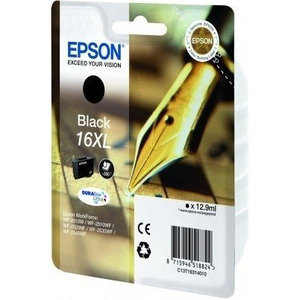 Black Epson 16XL Ink Cartridge (T1631) Printer Cartridge