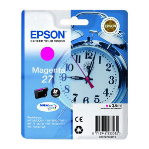 Magenta Epson 27 Ink Cartridge T2703 Printer Cartridge