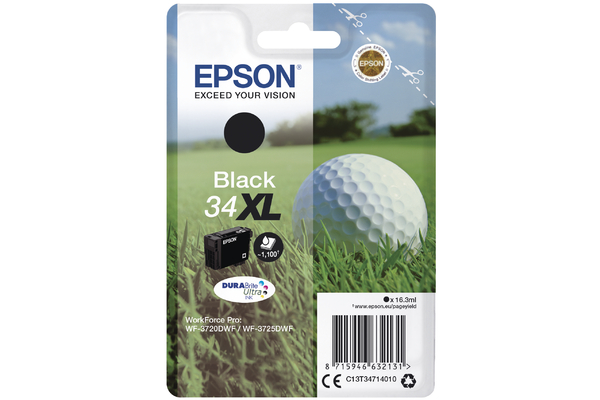 Black Epson 34XL Ink Cartridge (T3471) Printer Cartridge