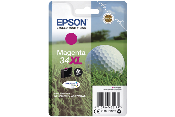 Magenta Epson 34XL Ink Cartridge (T3473) Printer Cartridge