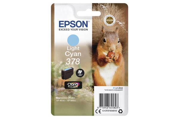 Light Cyan Epson 378 Ink Cartridge (T3785) Printer Cartridge