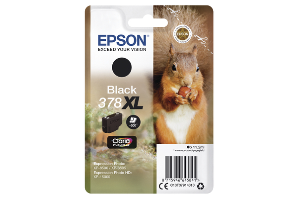 Black Epson 378XL Ink Cartridge (T3791) Printer Cartridge