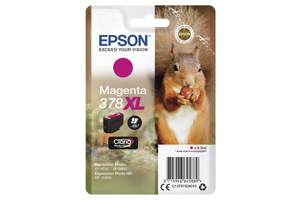 Magenta Epson 378XL Ink Cartridge (T3793) Printer Cartridge