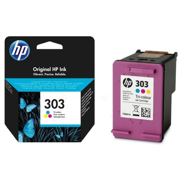 Tri Colour HP 303 Ink Cartridge (T6N01AE) Printer Cartridge