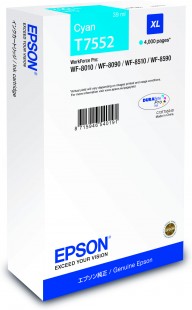 Cyan Epson T7552 Ink Cartridge (C13T755240) Printer Cartridge