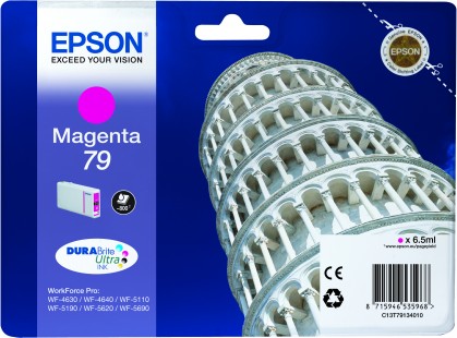 Magenta Epson 79 Ink Cartridge T7913 Printer Cartridge