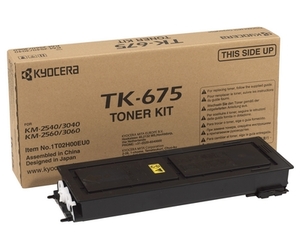 Black Kyocera TK-675 Toner Cartridge (1T02H00EU0) Printer Cartridge