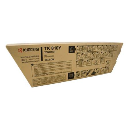 Yellow Kyocera TK-810Y Toner Cartridge (TK810Y) Printer Cartridge