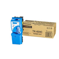 Cyan Kyocera TK-820C Toner Cartridge (TK820C) Printer Cartridge