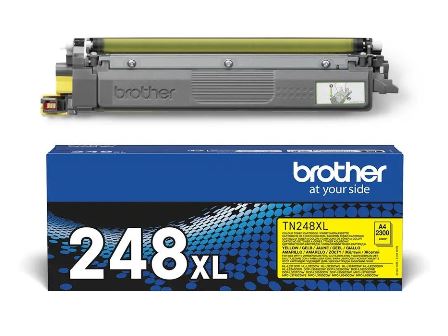 Yellow Brother TN-248XLY High Capacity Toner Cartridge (TN248XLY) Printer Cartridge