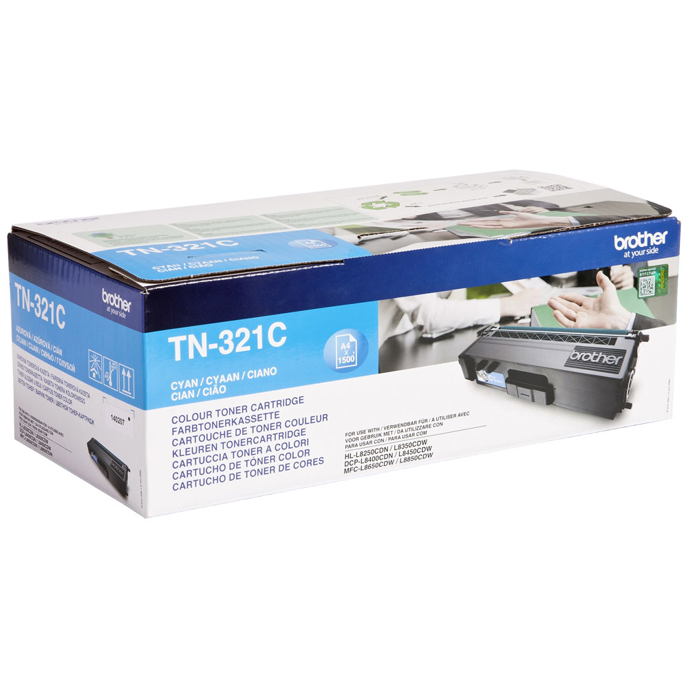 Cyan Brother TN-321C Toner Cartridge (TN321C) Printer Cartridge