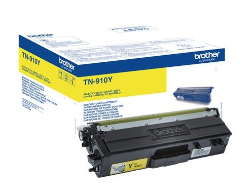 Yellow Brother TN-900Y Extra High Capacity Toner Cartridge (TN900Y) Printer Cartridge