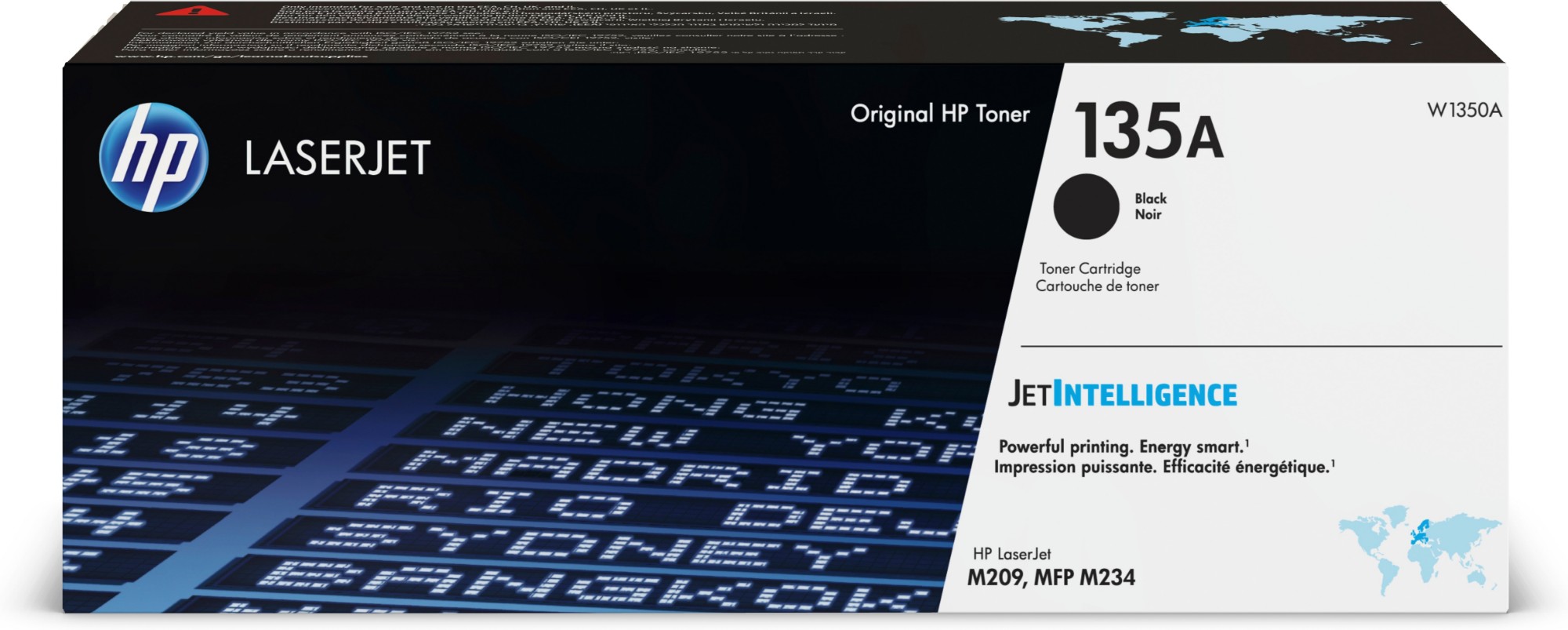 HP 135A Black Toner Cartridge, 1100 Page Yield