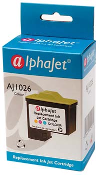 Alphajet Replacement Colour Ink Cartridge for Lexmark 10N0026