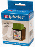Alphajet Replacement Colour Ink Cartridge (Alternative to HP No 25, 51625A)