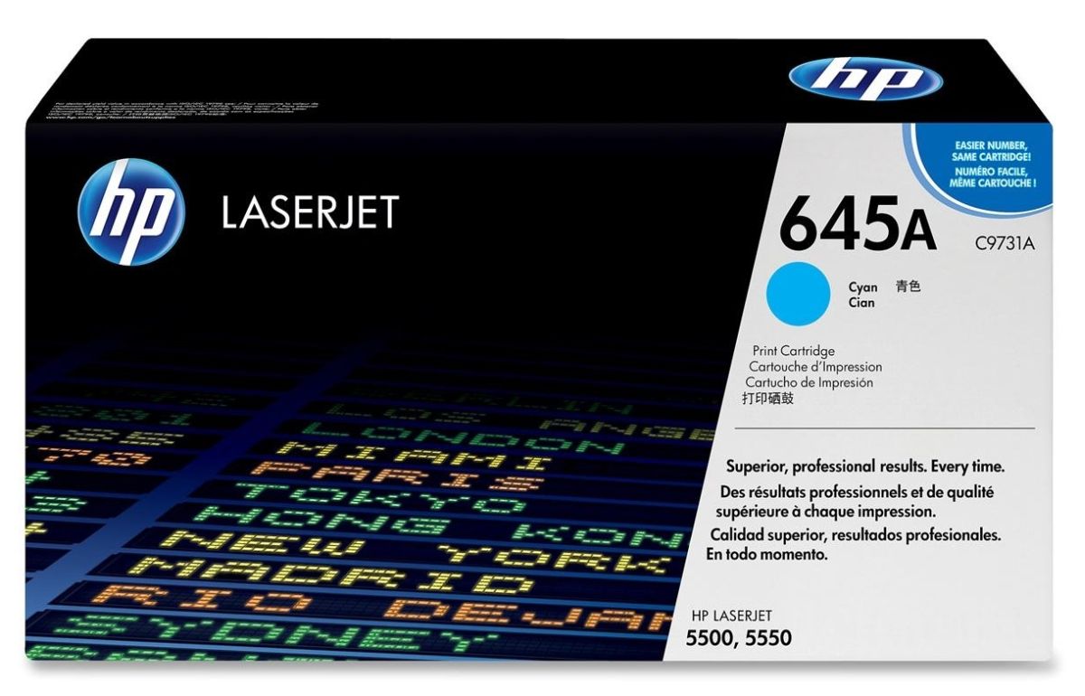 HP C9731A Cyan (645A) Toner Cartridge