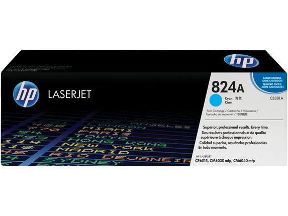 HP CB 381A Cyan (824A) Toner Cartridge - CB381A