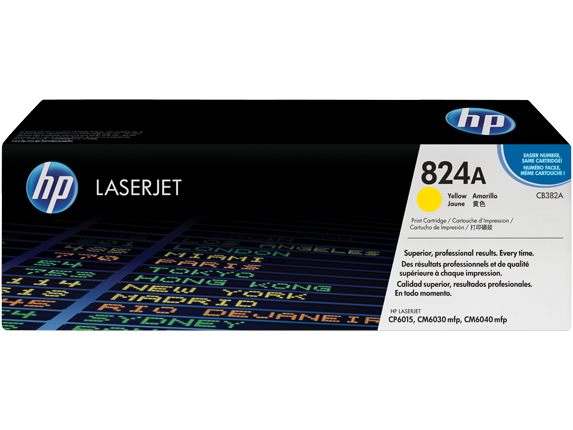 HP CB 382A Yellow (824A) Toner Cartridge - CB382A