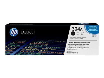 HP 304A Black Laser Toner Cartridge - CC 530A