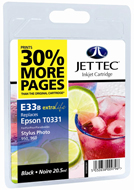 Epson T0331 Black Ink Cartridge (Jettec E33B) Compatible