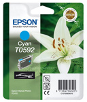 Epson T0592 UltraChrome K3 Cyan Ink Cartridge