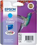 Epson T0802 Claria Photographic Cyan Ink Cartridge
