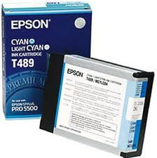 Cyan Epson T489 Ink Cartridge (C13T489011) Printer Cartridge