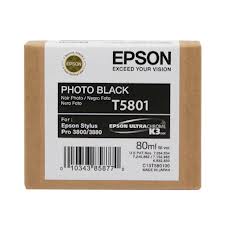 Photo Black Epson T5801 Ink Cartridge (C13T580100) Printer Cartridge
