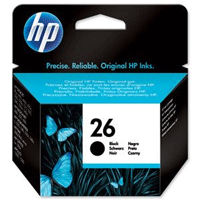 HP 26 Black Ink Cartridge