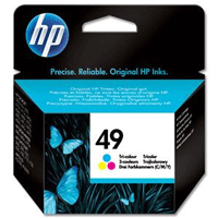 HP 49 High Capacity Colour Ink Cartridge - 51649A