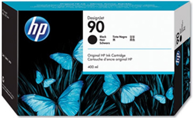 HP 90 Black DesignJet Ink Cartridge C5058A