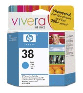 HP 38 Vivera Cyan Pigment Ink Cartridge - C9415A