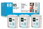 HP 85 Light Cyan MultiPack 3 Ink Cartridges - C9434A