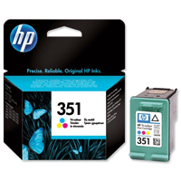 HP 351 Standard Capacity Colour Ink Cartridge - CB337E