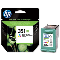 HP 351XL Extra Large Capacity Colour Ink Cartridge - CB338E
