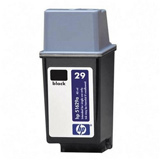 HP 29 Black Ink Cartridge Clear Packaging