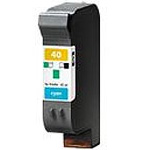 HP 40 Cyan Color Ink Cartridge White Pack