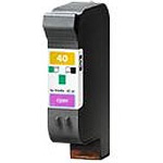 HP 40 Magenta Color Ink Cartridge White Pack