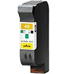 HP 40 Yellow Ink Color Cartridge White Pack
