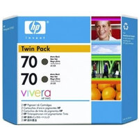 HP CB339A Twin Pack Matte Black (70) Ink Cartridges - CB 339A