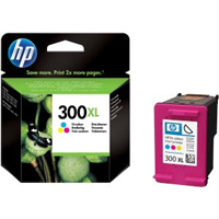 HP 300XL High Capacity Vivera Colour Ink Cartridge - CC644E